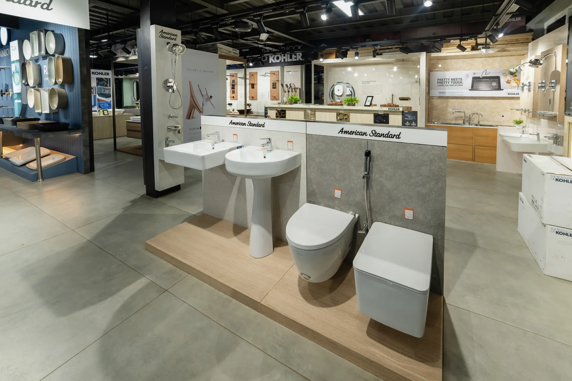 Bonza GVT tiles at Living Lines