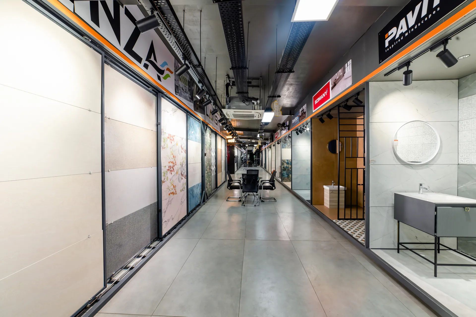 Living Lines Vizianagaram showroom – luxury tiles and bathware